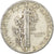 USA, Dime, Mercury Dime, 1940, U.S. Mint, Srebro, AU(50-53), KM:140