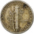 United States, Dime, Mercury Dime, 1942, U.S. Mint, Silver, EF(40-45), KM:140
