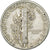 USA, Dime, Mercury Dime, 1942, U.S. Mint, Srebro, EF(40-45), KM:140