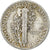 Estados Unidos, Dime, Mercury Dime, 1943, U.S. Mint, Plata, MBC, KM:140