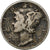 Stati Uniti, Dime, Mercury Dime, 1945, U.S. Mint, Argento, MB+, KM:140