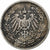 GERMANY - EMPIRE, 1/2 Mark, 1905, Muldenhütten, Silver, VF(20-25), KM:17