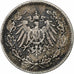 GERMANIA - IMPERO, 1/2 Mark, 1905, Muldenhütten, Argento, MB, KM:17