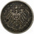 Empire allemand, 1/2 Mark, 1906, Karlsruhe, Argent, TB+, KM:17