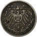 GERMANY - EMPIRE, 1/2 Mark, 1906, Karlsruhe, Silver, VF(30-35), KM:17