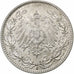 Münze, GERMANY - EMPIRE, 1/2 Mark, 1914, Hambourg, SS+, Silber, KM:17