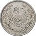 GERMANY - EMPIRE, 1/2 Mark, 1915, Berlin, Silver, EF(40-45), KM:17