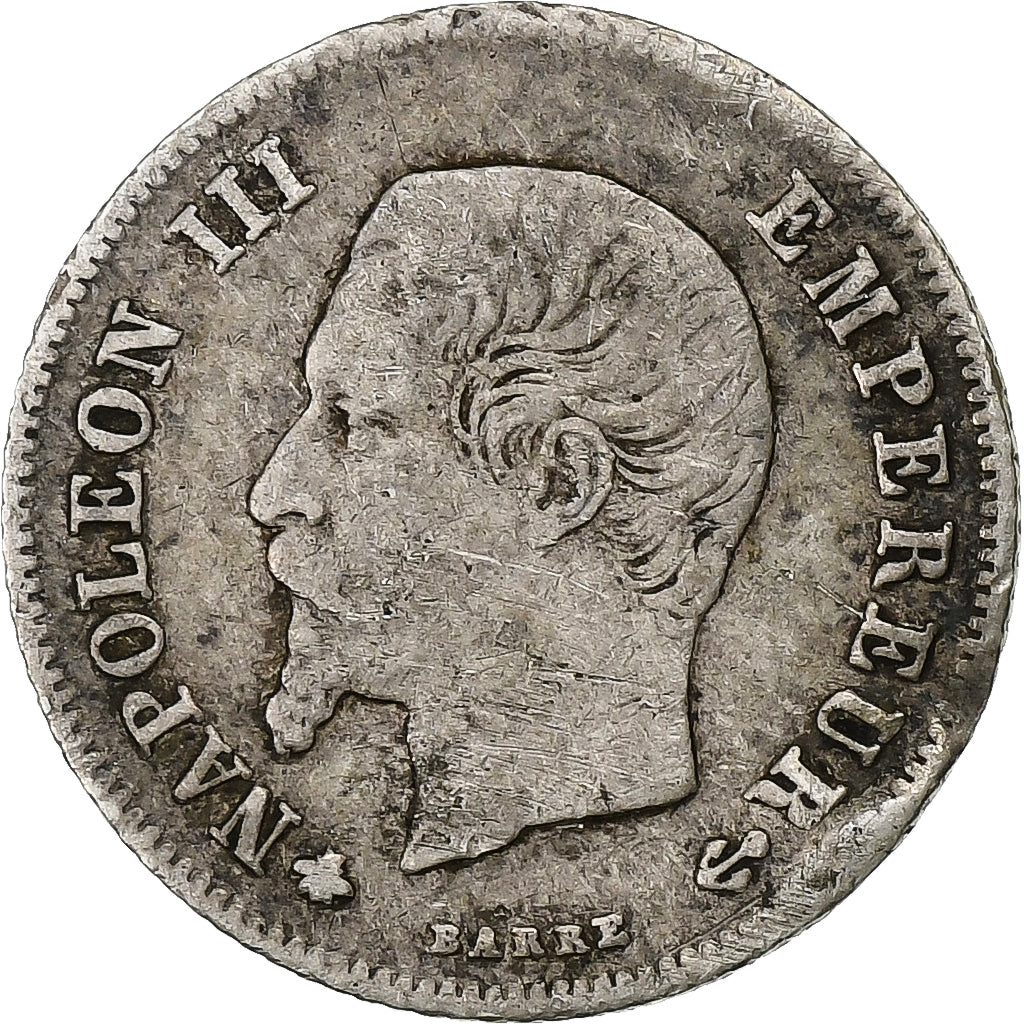 Coin, France, Napoleon III, Napoléon III, 20 Centimes, 1860, Strasbourg