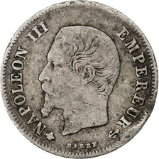 Coin, France, Napoleon III, Napoléon III, 20 Centimes, 1860, Strasbourg