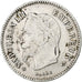 Coin, France, Napoleon III, 20 Centimes, 1867, Strasbourg, EF(40-45), Silver