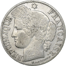 France, 50 Centimes, Cérès, 1882, Paris, Silver, VF(20-25), Gadoury:419a