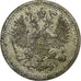Russia, Nicholas II, 5 Kopeks, 1905, Saint Petersburg, Argento, SPL-, KM:19a.1