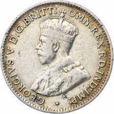 Australien, George V, Threepence, 1925, Silber, SS, KM:24