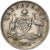 Austrália, George V, Threepence, 1925, Prata, EF(40-45), KM:24