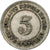 Établissements des détroits, Victoria, 5 Cents, 1901, Argent, TTB, KM:10