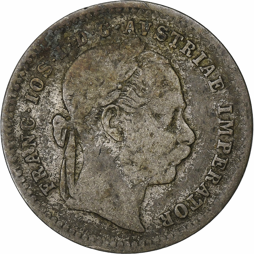 Austria, Franz Joseph I, 10 Kreuzer, 1872, Argento, MB, KM:2206