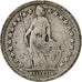 Münze, Schweiz, 1/2 Franc, 1898, Bern, S, Silber, KM:23