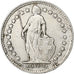Switzerland, 1/2 Franc, 1914, Bern, Silver, AU(50-53)