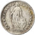 Suiza, 1/2 Franc, 1936, Bern, Plata, BC+, KM:23