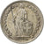 Svizzera, 1/2 Franc, 1939, Bern, Argento, BB, KM:23