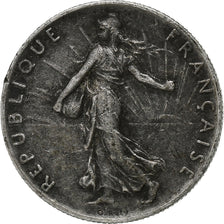 Francia, 50 Centimes, Semeuse, 1898, Paris, Plata, BC+, Gadoury:420, KM:854
