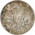 Moneda, Francia, Semeuse, 50 Centimes, 1916, Paris, EBC, Plata, KM:854