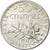 Moneda, Francia, Semeuse, 50 Centimes, 1917, Paris, EBC, Plata, KM:854