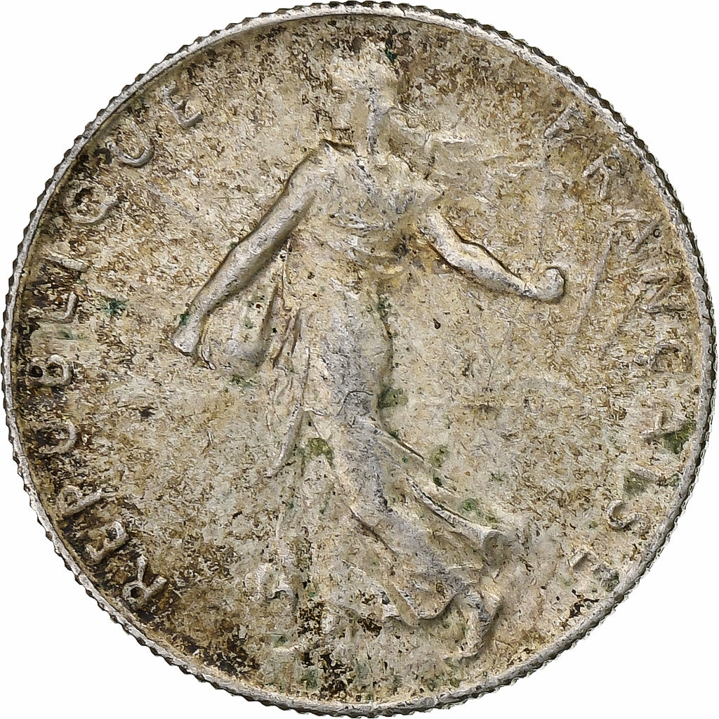 Coin, France, Semeuse, 50 Centimes, 1918, Paris, EF(40-45), Silver, KM:854
