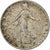 Moneta, Francja, Semeuse, 50 Centimes, 1918, Paris, EF(40-45), Srebro, KM:854