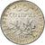 França, 50 Centimes, Semeuse, 1918, Paris, Prata, AU(50-53), KM:854