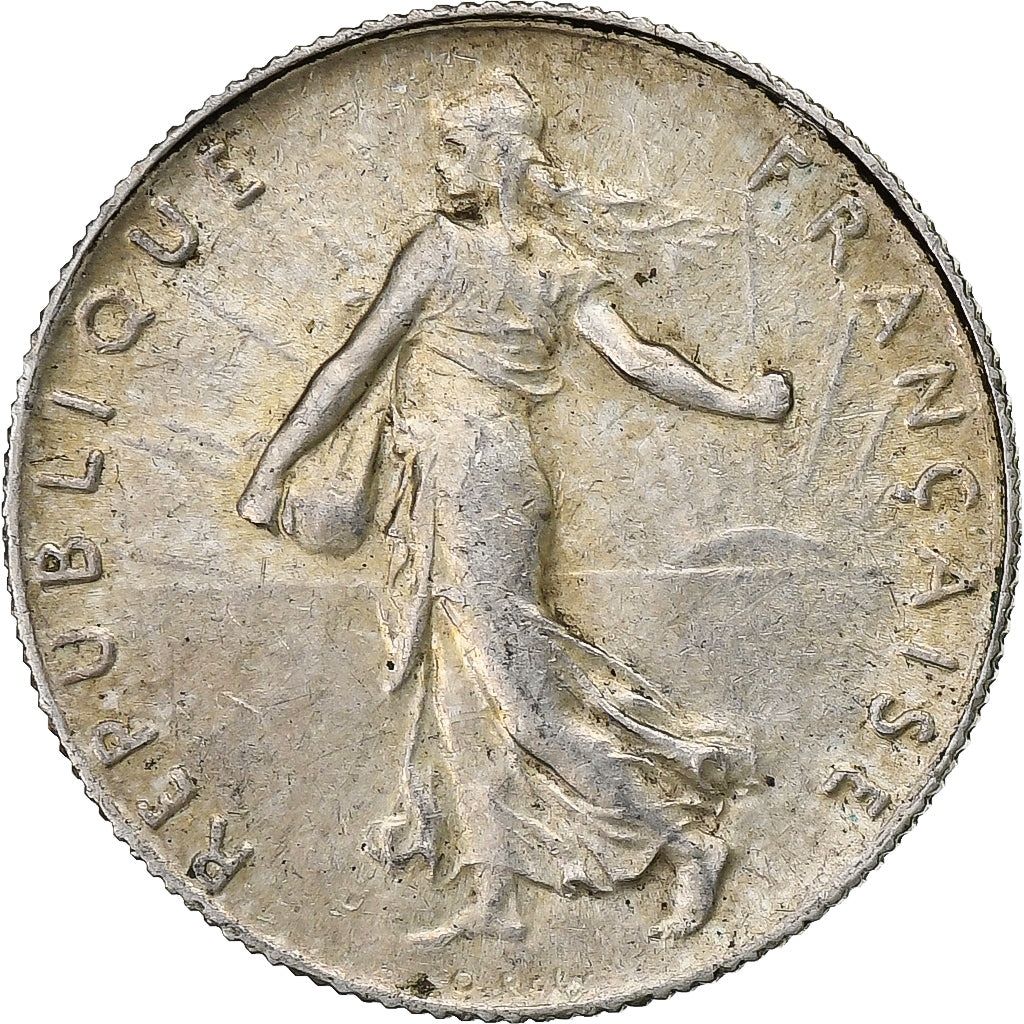 France, 50 Centimes, Semeuse, 1918, Paris, Silver, AU(55-58), KM:854