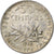 Francja, 50 Centimes, Semeuse, 1918, Paris, Srebro, AU(55-58), KM:854