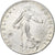 Moneda, Francia, Semeuse, 50 Centimes, 1919, Paris, MBC+, Plata, KM:854