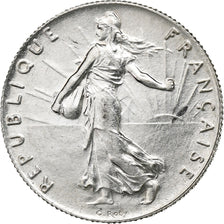 Coin, France, Semeuse, 50 Centimes, 1919, Paris, AU(50-53), Silver, KM:854