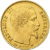 França, Napoleon III, 5 Francs, Napoléon III, 1854, Paris, Pequeno módulo