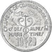 France, Nice, 5 Centimes, 1920, AU(55-58), Aluminium, Elie:10.1