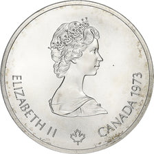 Canada, Elizabeth II, 10 Dollars, 1976 Olympics - Montreal Skyline, 1973, Royal