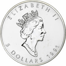 Coin, Canada, Elizabeth II, 5 Dollars, 1991, Royal Canadian Mint, Ottawa
