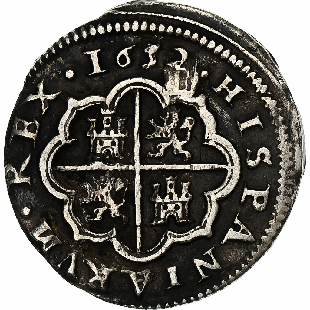 Spain, Philip IV, 2 Reales, 1652, Segovia, Silver, AU(50-53), KM:93.1