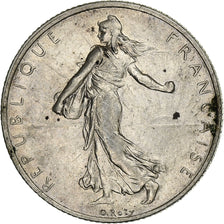 France, 2 Francs, Semeuse, 1918, Paris, Silver, EF(40-45), Gadoury:532, KM:845.1
