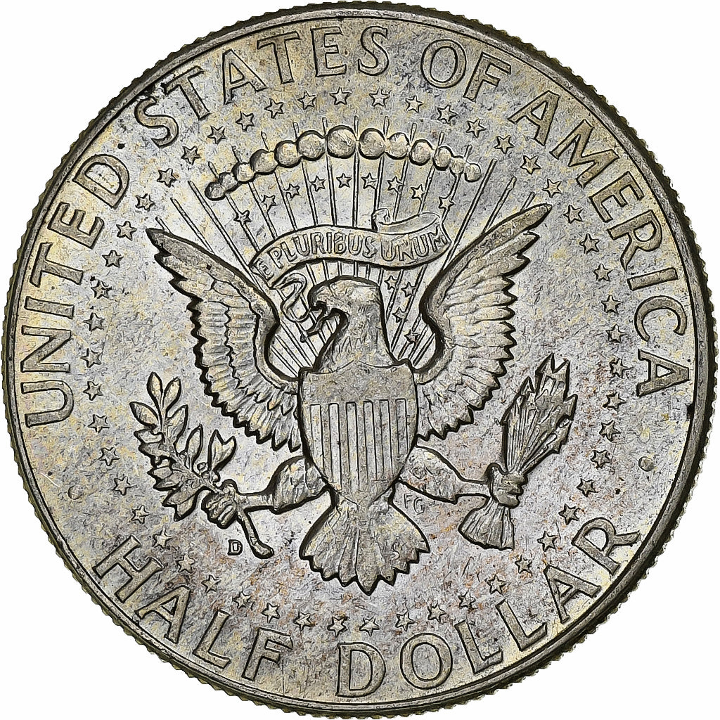 Coin, United States, Kennedy Half Dollar, Half Dollar, 1964, U.S. Mint