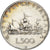 Italië, 500 Lire, 1958, Rome, Zilver, FR+, KM:98