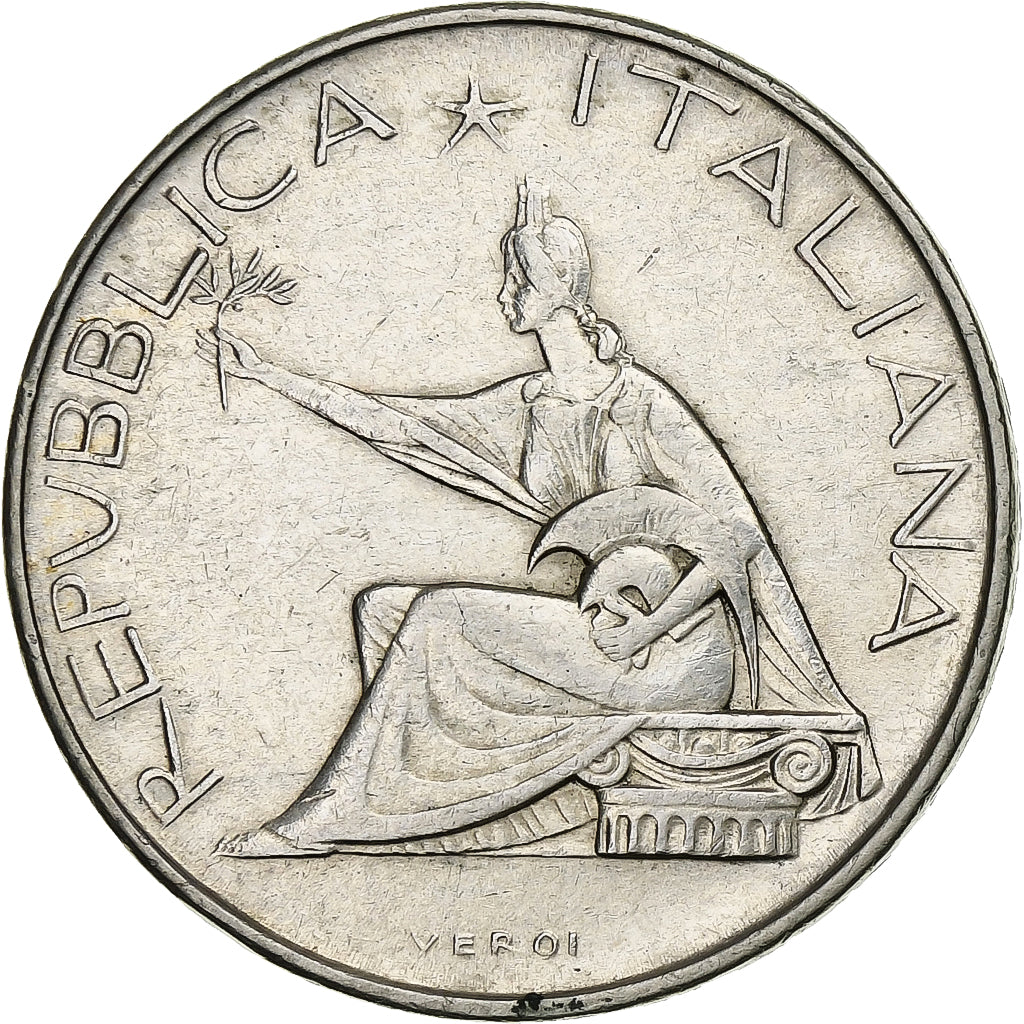 Coin, Italy, 500 Lire, 1961, Rome, EF(40-45), Silver, KM:99