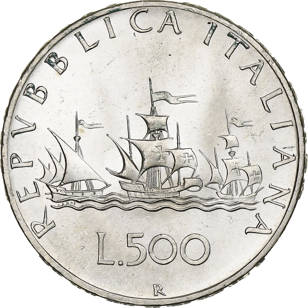 Italy, 500 Lire, 1966, Rome, Silver, MS(63), KM:98