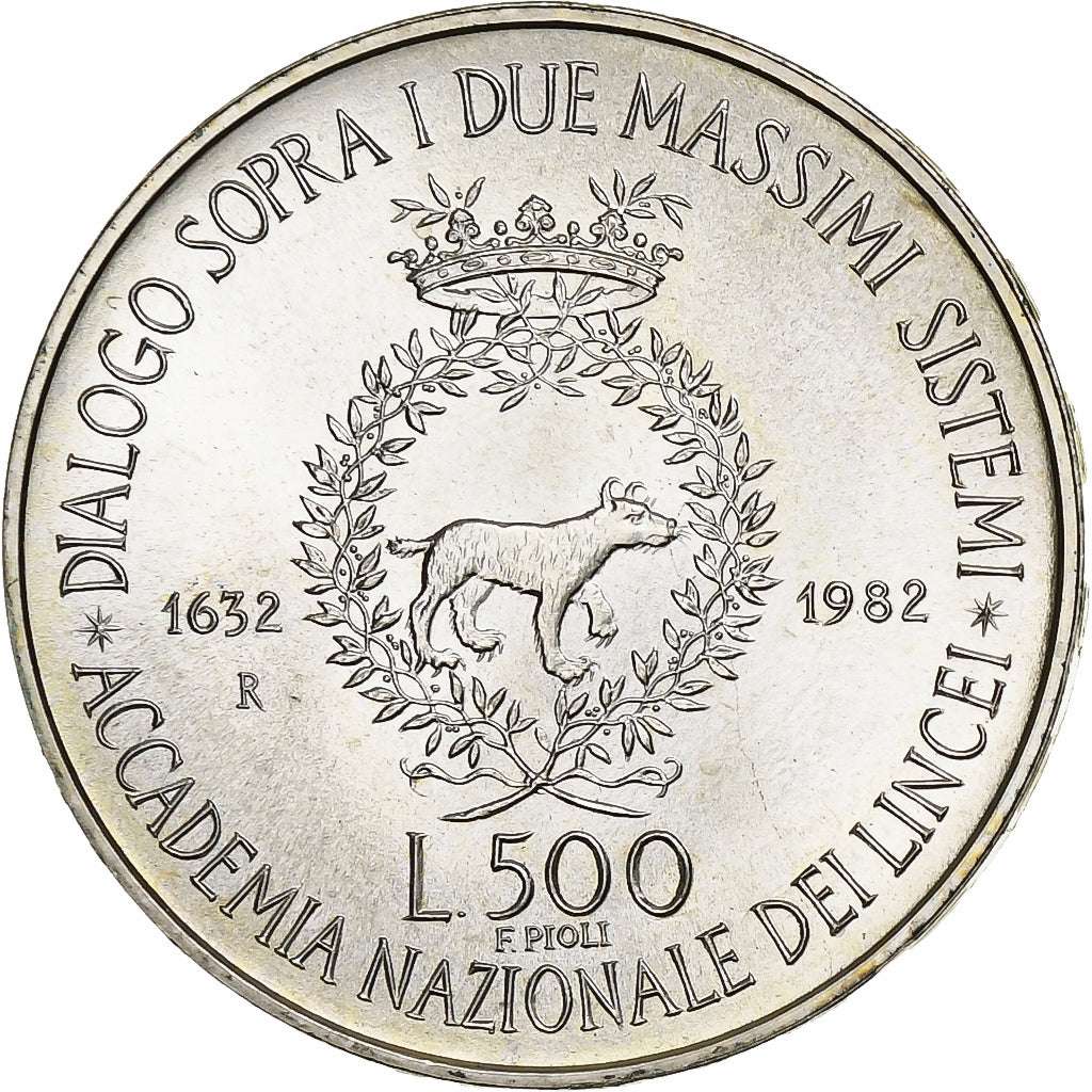 Italia, 500 Lire, 1982, Rome, Argento, SPL, KM:113