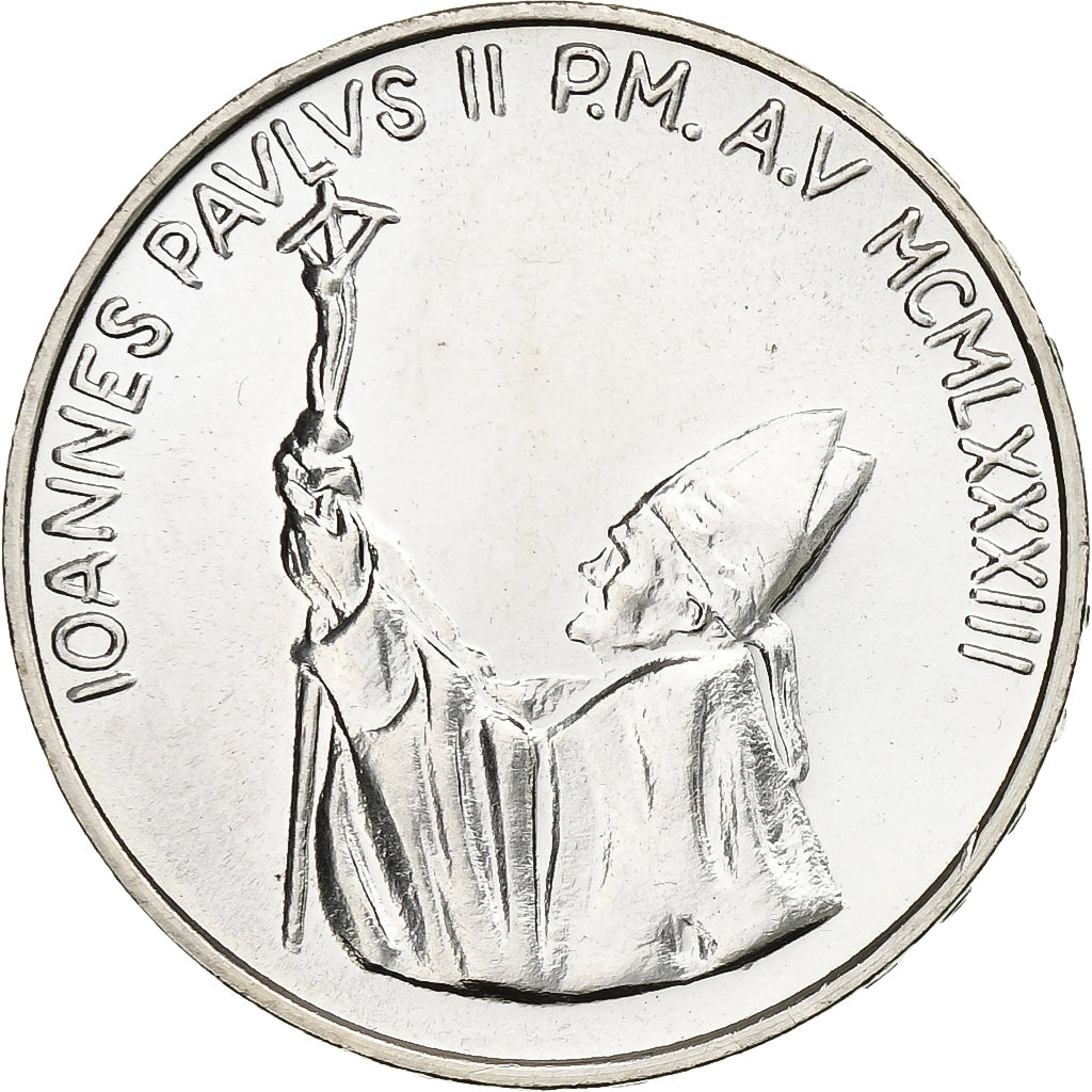 VATICAN CITY, John Paul II, 1000 Lire, 1983, Rome, Silver, MS(65-70), KM:176