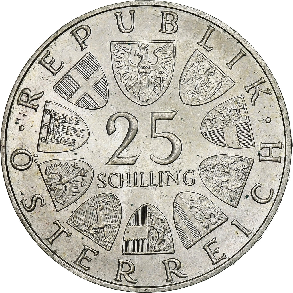 Österreich, 25 Schilling, 1972, PP, Silber, VZ, KM:2912
