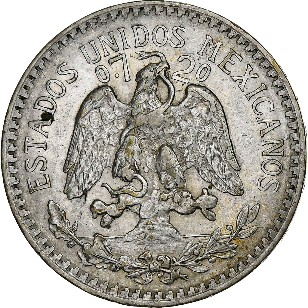 Mexico, 50 Centavos, 1937, Mexico City, Silver, AU(50-53), KM:438