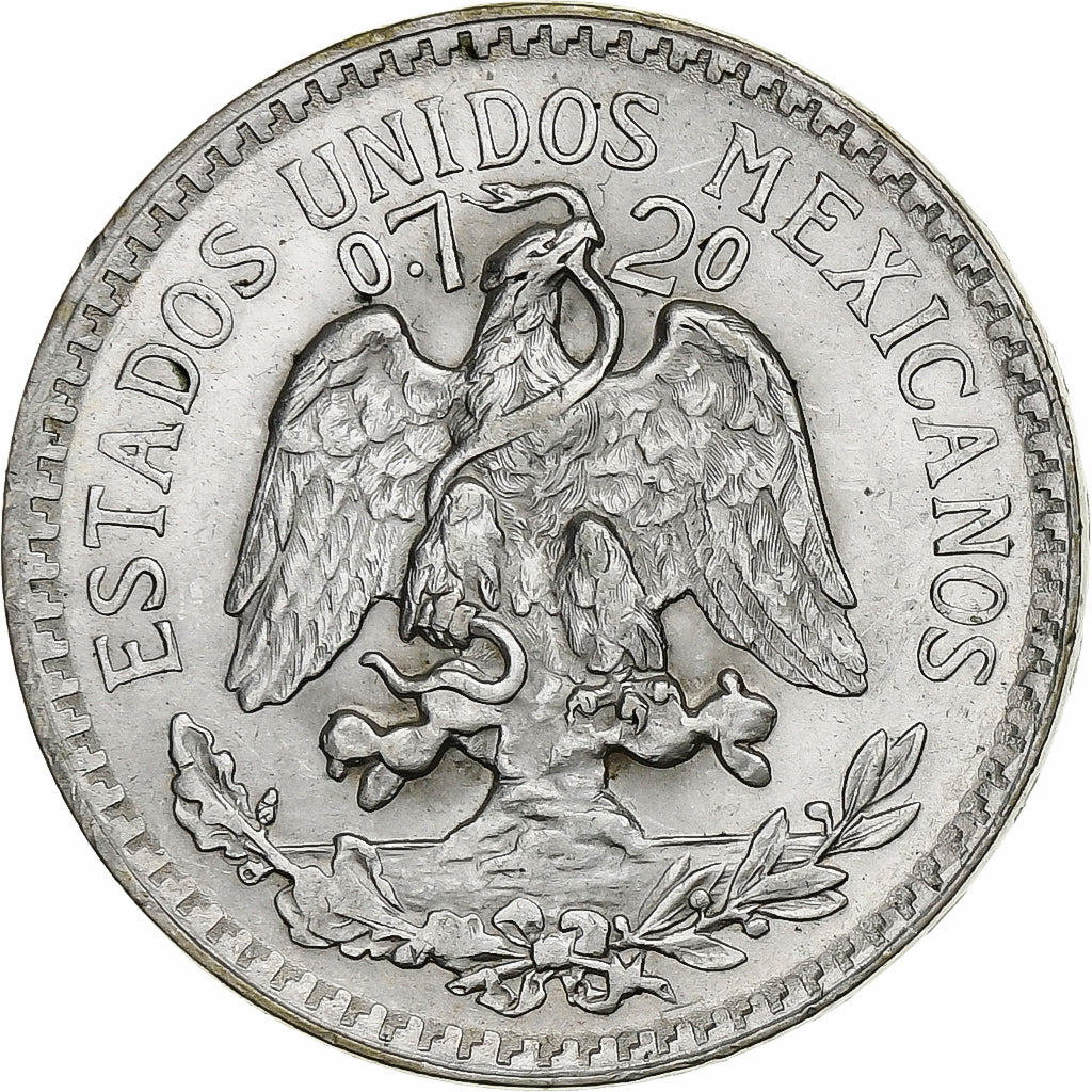 Mexico, 50 Centavos, 1945, Mexico City, Silver, MS(60-62), KM:447