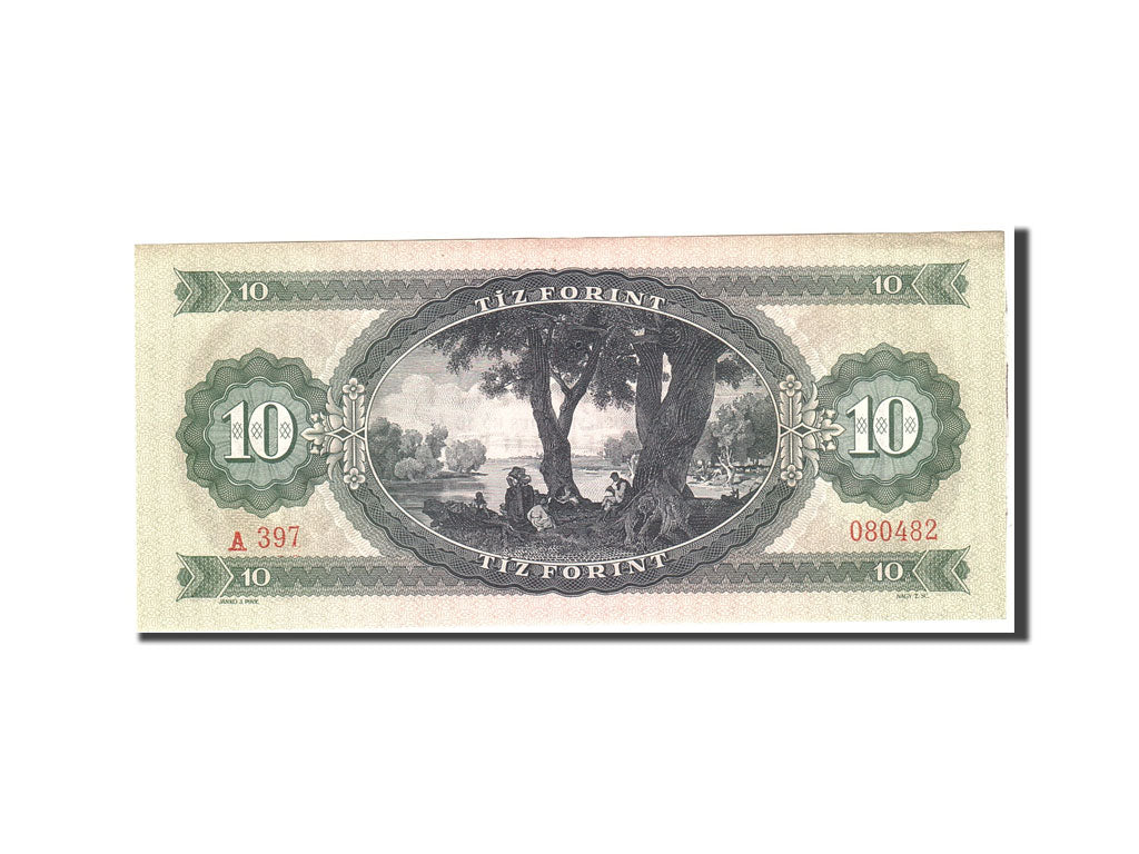 Banconote, Ungheria, 10 Forint, 1969, KM:168d, 1969-06-30, FDS